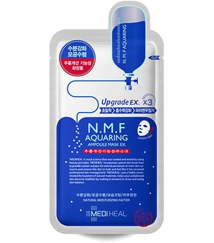 メディヒールN.M.FアクアリングアンプルマスクEX 100枚 ② Amazon.co.jp: メディヒール(Mediheal) N.M.F アクアリング アンプル